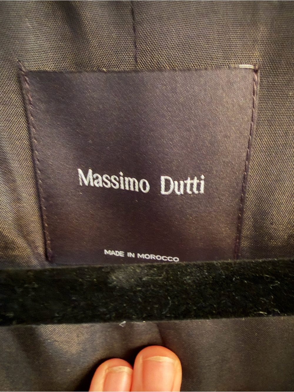 Massimo Dutti Gray Tailored Belted Blazer - Picture 5 of 6
